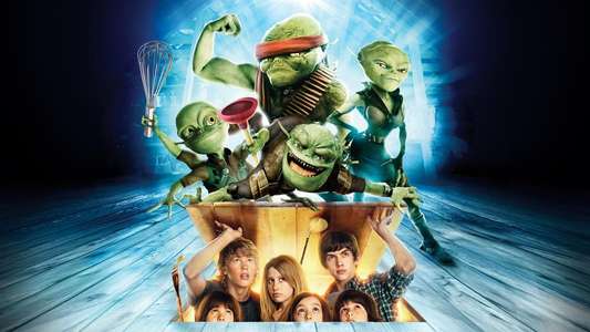 Aliens in the Attic - Backdrops