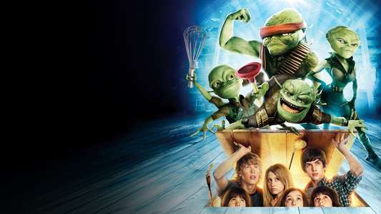 Aliens in the Attic - Backdrops
