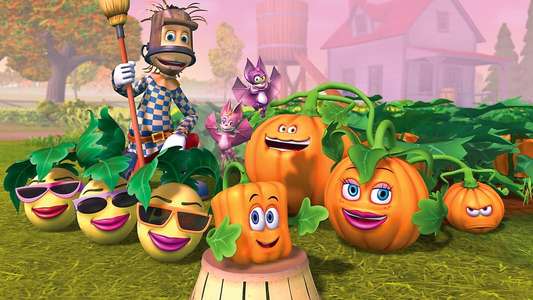 Spookley the Square Pumpkin - Backdrop