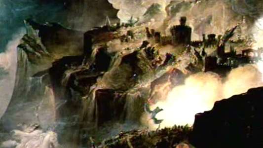 God v. Satan: The Final Battle - Backdrop