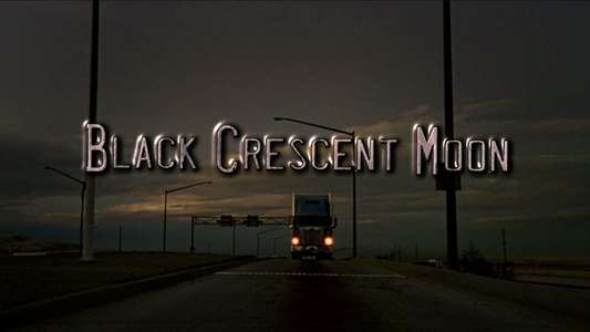 Black Crescent Moon - Backdrop