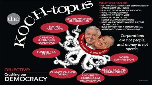 Koch Brothers Exposed - Backdrop
