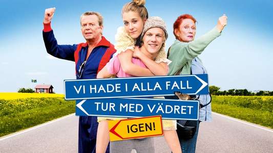 Vi hade i alla fall tur med vädret - igen - Backdrop