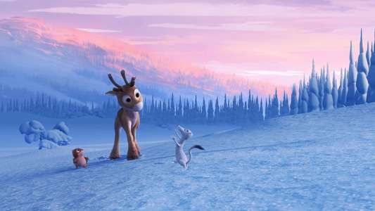 The Flight Before Christmas - Backdrop
