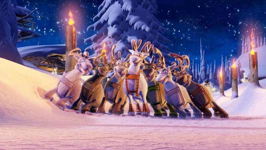 The Flight Before Christmas - Backdrop