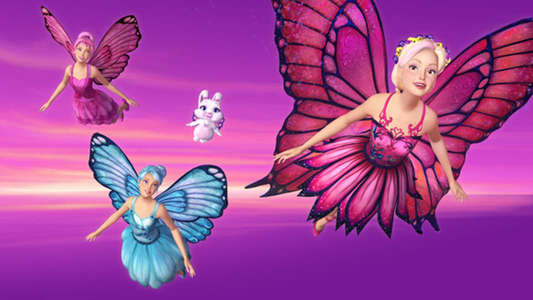 Barbie Mariposa and Her Butterfly Fairy Friends - Backdrop