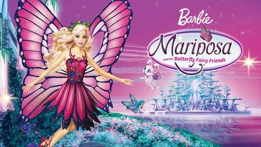 Barbie Mariposa and Her Butterfly Fairy Friends - Backdrop