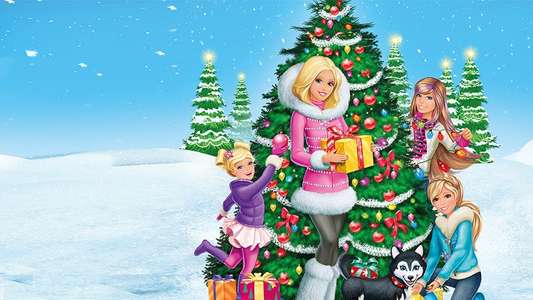 Barbie: A Perfect Christmas - Backdrop