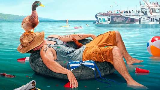 Party Boat - Backdrop