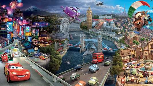 Cars 2 - Backdrops