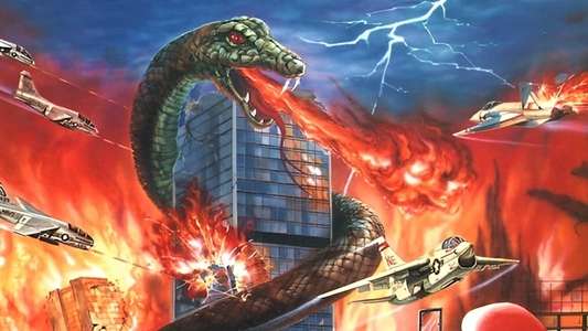 Thunder of Gigantic Serpent - Backdrop