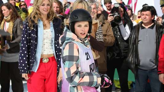 Chalet Girl - Backdrop