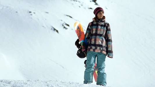 Chalet Girl - Backdrop