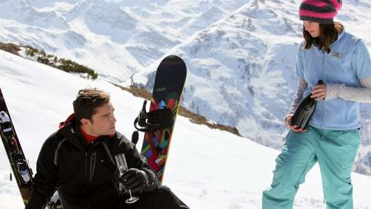 Chalet Girl - Backdrop