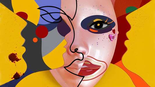 Mask Girl - Backdrops