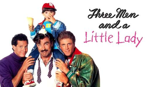 Three Men and a Little Lady - Backdrop