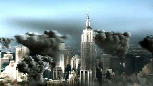 Disaster Zone: Volcano in New York - Backdrop