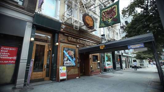 Eat Drink Laugh: The Story of The Comic Strip - Backdrop