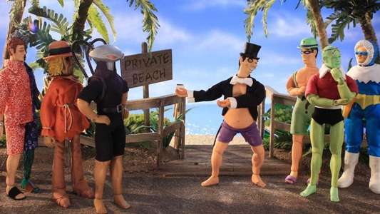 Robot Chicken: DC Comics Special II - Villains in Paradise - Backdrop