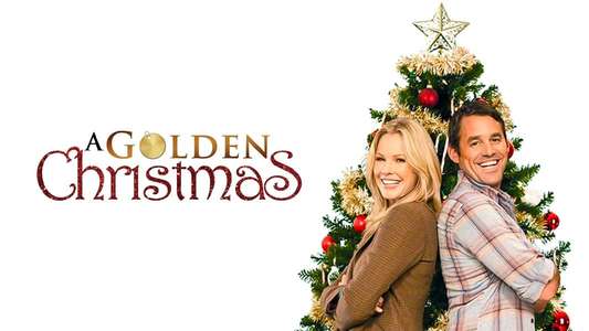 A Golden Christmas - Backdrop