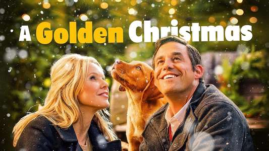 A Golden Christmas - Backdrop