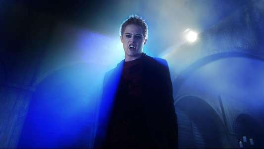 I Kissed a Vampire - Backdrop