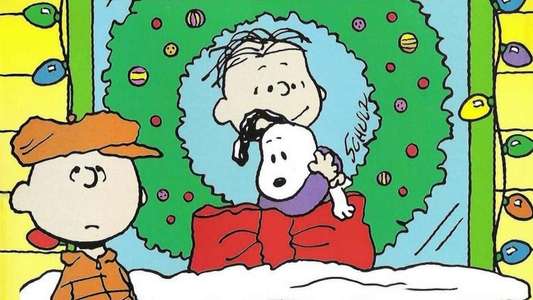 I Want a Dog for Christmas  Charlie Brown - Backdrop