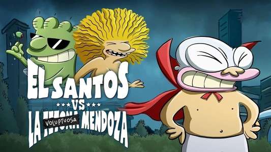 El Santos vs la Tetona Mendoza - Backdrop