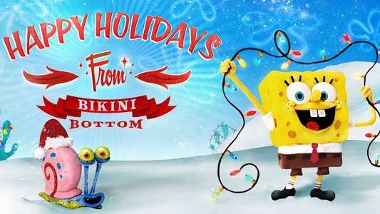 It's a SpongeBob Christmas! - Backdrop