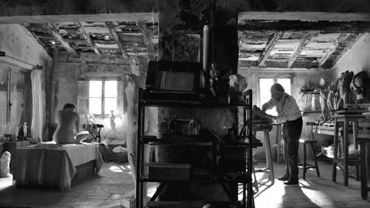The Artist and the Model - Backdrop