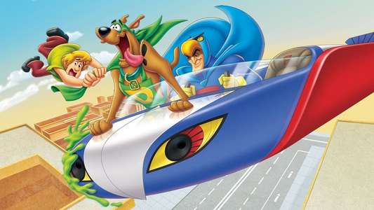 Scooby-Doo! Mask of the Blue Falcon - Backdrop