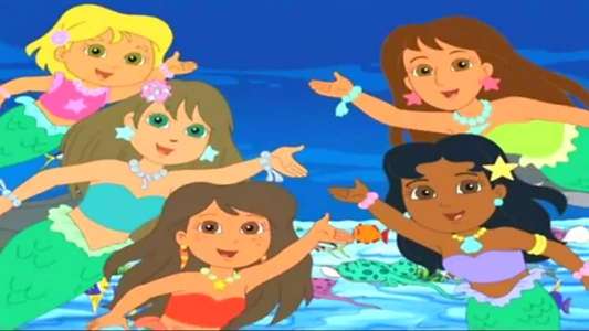 Dora the Explorer: Dora Saves the Mermaids - Backdrop