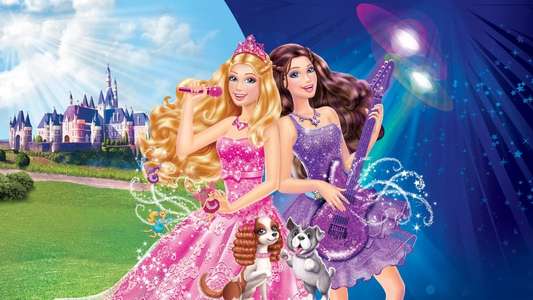 Barbie: The Princess & The Popstar - Backdrop