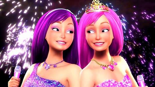 Barbie: The Princess & The Popstar - Backdrop