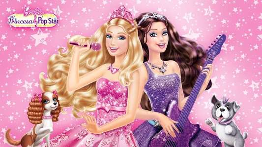 Barbie: The Princess & The Popstar - Backdrop