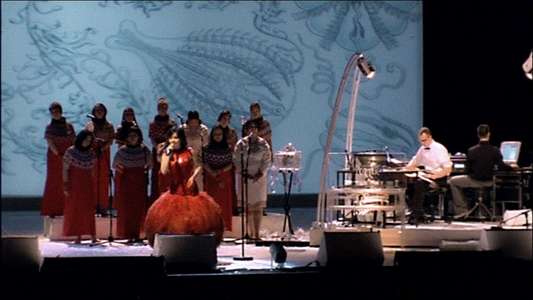 Björk at the Royal Opera House - Backdrop