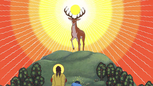 Song of the Miraculous Hind - Backdrop