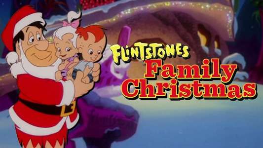 A Flintstone Family Christmas - Backdrop