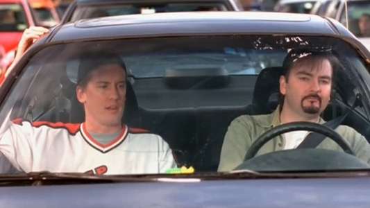 Clerks - The Flying Car - Backdrop