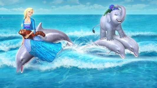 Barbie as the Island Princess - Backdrop