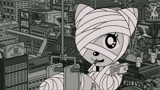 Tamala 2010: A Punk Cat in Space - Backdrop