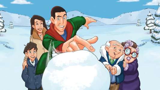 Eight Crazy Nights - Backdrop
