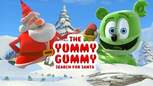 The Yummy Gummy Search For Santa - Backdrop