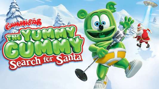 The Yummy Gummy Search For Santa - Backdrop