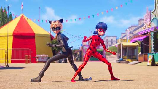Miraculous: Ladybug & Cat Noir  The Movie - Backdrop