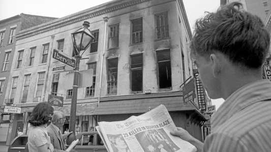 Upstairs Inferno - Backdrop