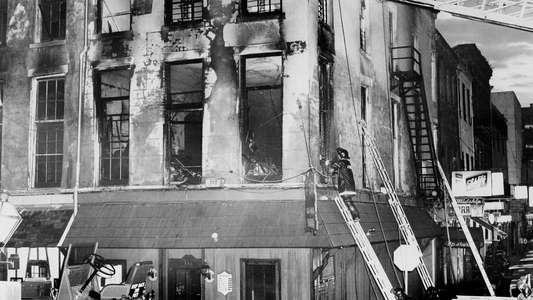 Upstairs Inferno - Backdrop