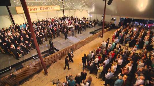 Tent Revival Homecoming - Backdrop