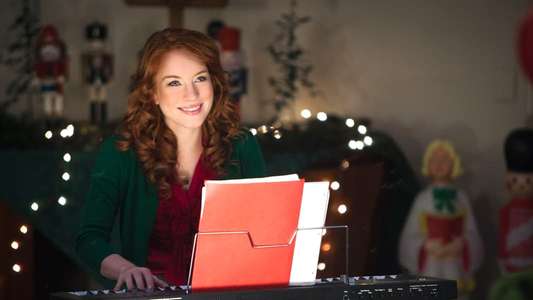 Annie Claus Is Coming to Town - Backdrop