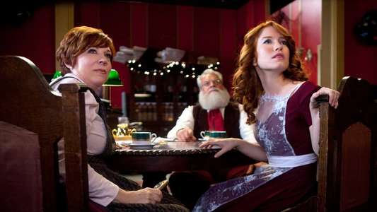 Annie Claus Is Coming to Town - Backdrop
